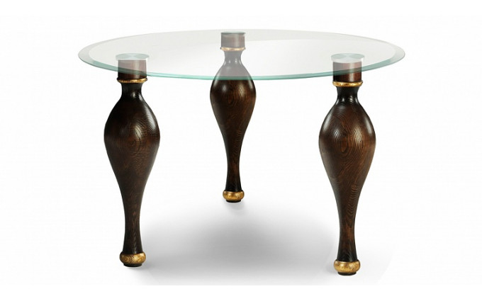 Стол со стеклянной столешницей Буржуа Стол со стеклянной столешницей Буржуа