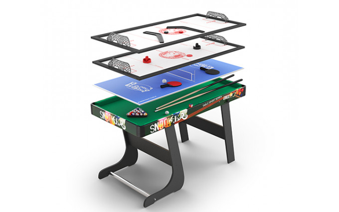 Игровой стол складной UNIX Line Трансформер 4 в 1 (125х63 cм) Игровой стол складной UNIX Line Трансформер 4 в 1 (125х63 cм)