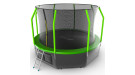 Батут EVO JUMP Cosmo 12ft (Green) + Lower net